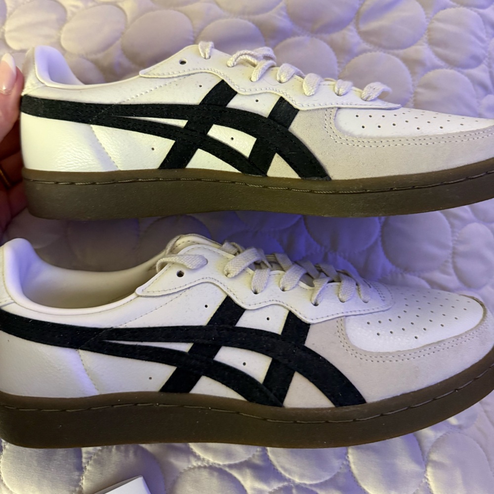 Onitsuka Tiger White and Black Sneakers